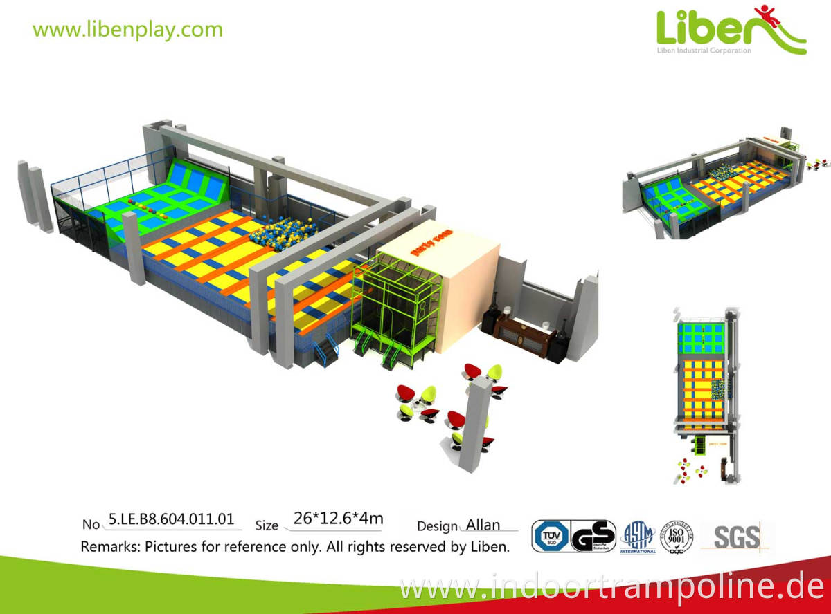 trampoline park dodgeball